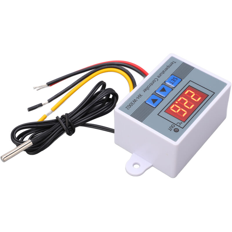 Digitales Temperaturregelthermostat, Heiz-/kühlschalter Mit Wasserdichter Sonde, 10 A, 110–220 V, 1500 W