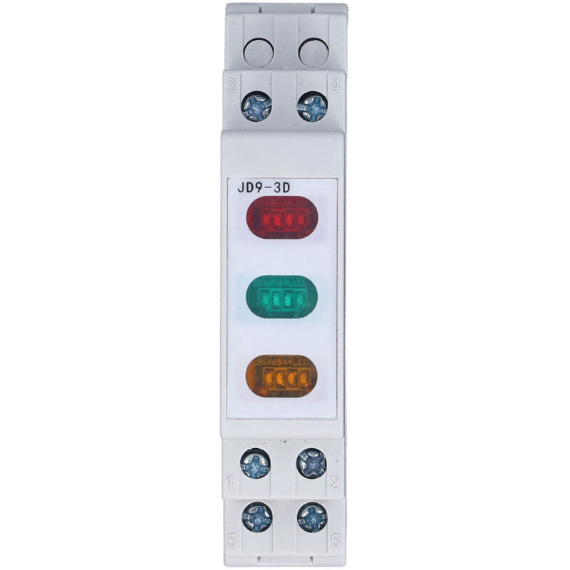Din-schienen-anzeigeleuchte, Ac/dc 230v 20ma Led, Einfach Zu Installierende Signallampe Für Werkstätten, Wohngebiete, Krankenhäuser.
