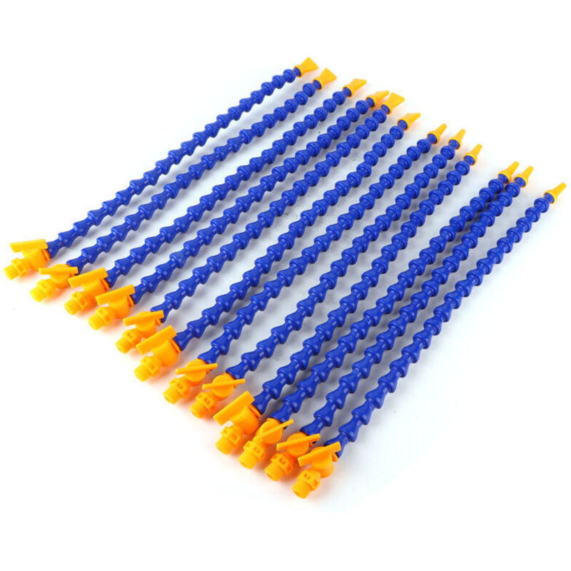Satz Mit 12 Flachen Und Runden Kühlwasserschläuchen Für Drehmaschinen, Geeignet Für Cnc-maschinen, Drehmaschinen, Fräsmaschinen, Cnc-maschinen Und Hochdruck-hydraulikmaschinen.