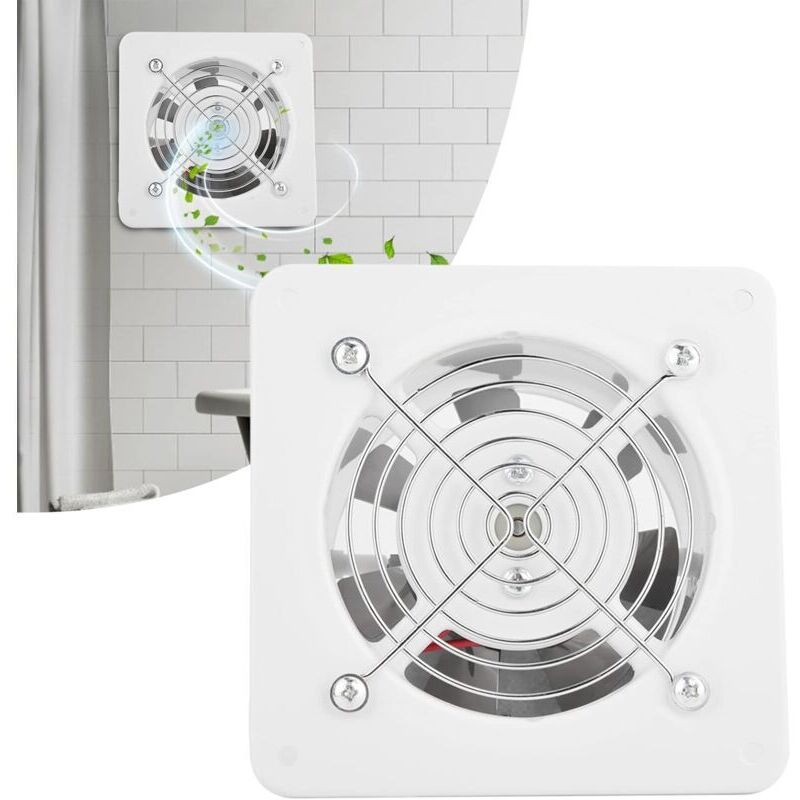 25-w-wandlüfter (220 V) – 140 M³/h – Leise (30–35 Db) – Einfache Montage – Für Bad, Küche, Garage