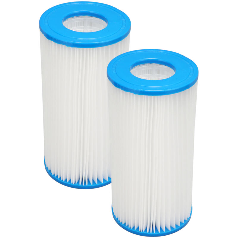 Bestway Filterkartuschen Größe Iii (2er-pack) – Hohe Leistung Für Kristallklares Wasser – Kompatibel Mit Filterpumpen