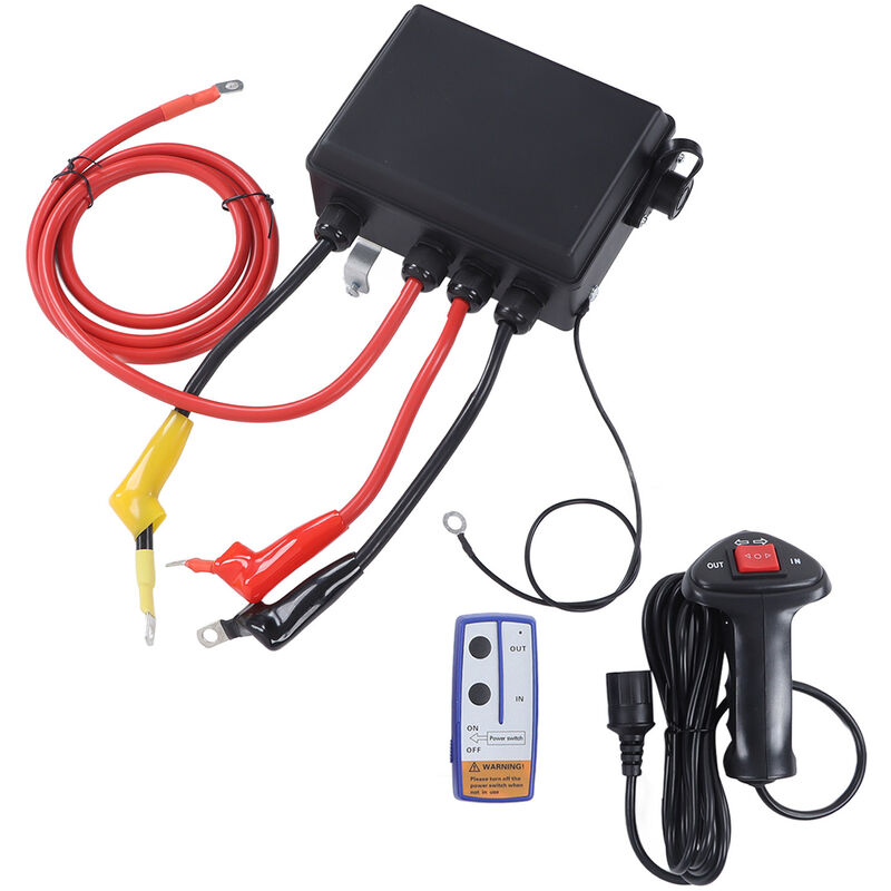 Elektrischer Seilwinden-fernbedienungsschalter-satz, 3-poliger Stecker, Für Pkw-, Atv- Und Utv-seilwinden, 8000–20000 Lbs