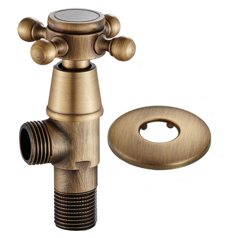 Dreieckventil Aus Messing Für Badezimmer G1/2 Vintage-wc-armatur Europäisches Gold-eckventil Antikes Universal-eckventil