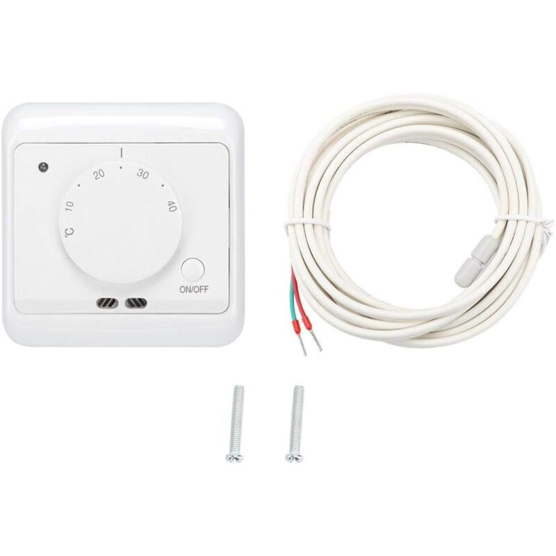 230 V, 16 A Boiler-thermostat – Mechanischer Temperaturregler – Bereich 5–40 °c – Schutzart Ip20