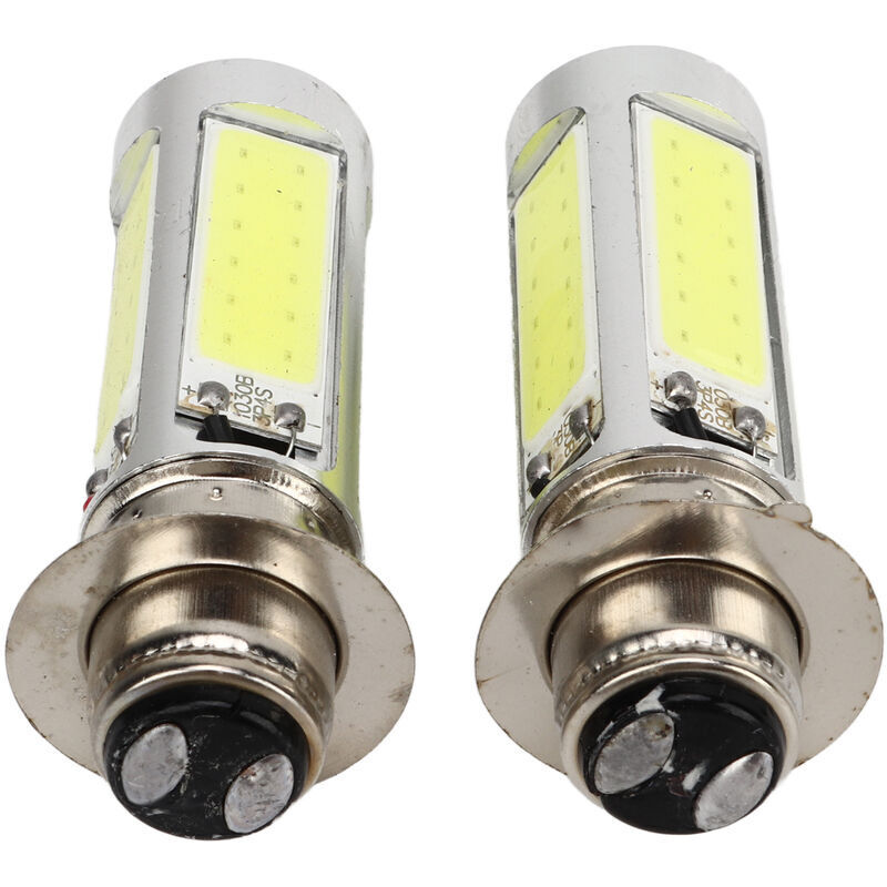 Für Suzuki Ltz Led-lampen, 12v 30/30w Hs/p15d-25-1 12v Lampen, 2 X H6m Cob Led Nebelscheinwerferlampen Weiß 6000k Für Fahrrad/mountainbike (px15d P15d25-1) Motorradscheinwerfer