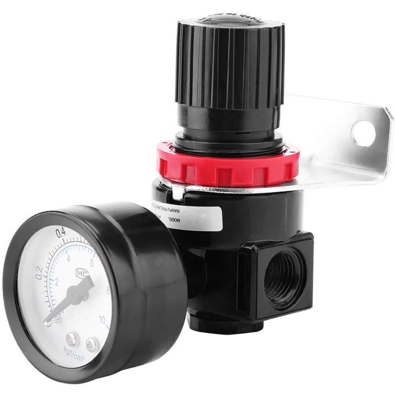 Druckregler, Pneumatischer Kompressor Ar2000, Sicherheitsventil Mit Manometer. Zubehör Für Den Druckregler.