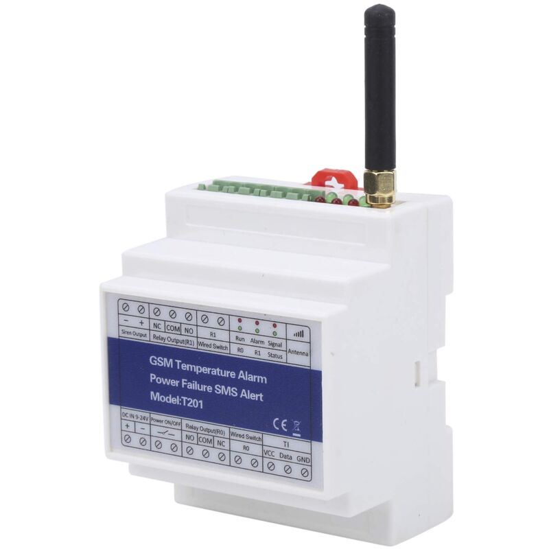 Fernüberwachung Von Temperatur Und Luftfeuchtigkeit Per Sms Und Gsm, Innenthermometer, Temperaturalarm Und Warnung Bei Stromausfall.