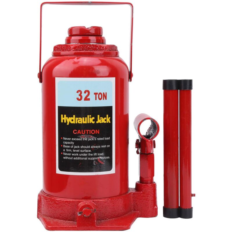 32-tonnen-hydraulik-flaschenheber – Hubhöhe 250–470 Mm – Robuster Industriestahl – Öldruckbegrenzungsventil