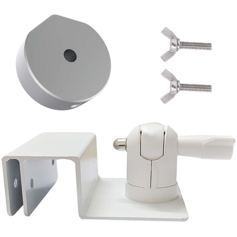 Mini-satellitenschüssel-dachrinnenhalterung, Verstellbare Winkelhalterung Mit Adapter Aus Aluminiumlegierung.