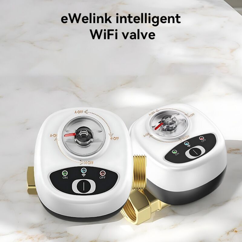 Saluaqui Advanced Wifi-kugelhahn Mit Ip65-schutz Und Zeitgesteuerter Automatisierung – App- Und Sprachsteuerung Für Den Einsatz Im Haus Und Im Freien.