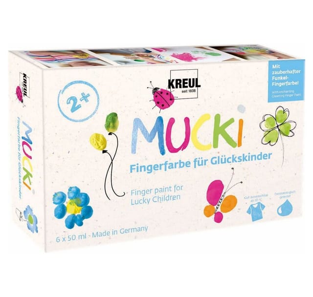 C. KREUL Fingerfarbe KREUL Fingerfarben MUCKi für Glückskinder 6x50ml