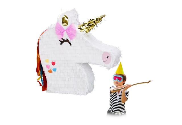 relaxdays Papierdekoration Pinata Einhorn