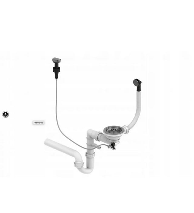 Homeline Granitspüle Danny Granitspüle Küchenspüle Siphon Einbauspüle Spüle Bis 280 Grad, Eckig, 76/44 cm, (2 St)