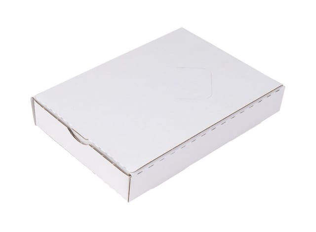 BURI Aufbewahrungsbox 25 Kartons 185x135x35 Versandkarton Faltkarton Großbrief Pappkarton Wa