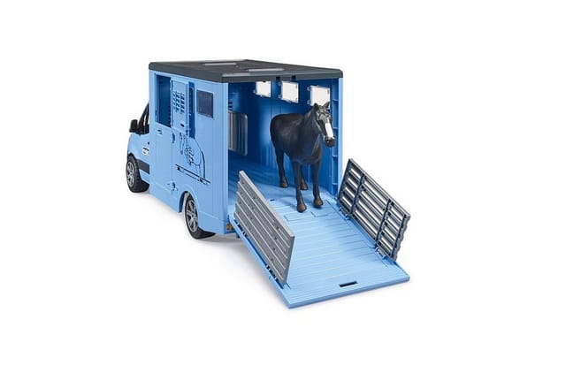 Bruder® Spielzeug-LKW bruder MB Sprinter Tiertransporter mit Pferd