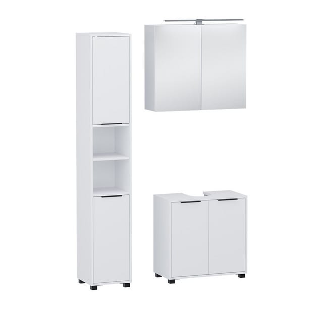 Badmöbel-set Alina, Weiß, 3-teilig, Vicco