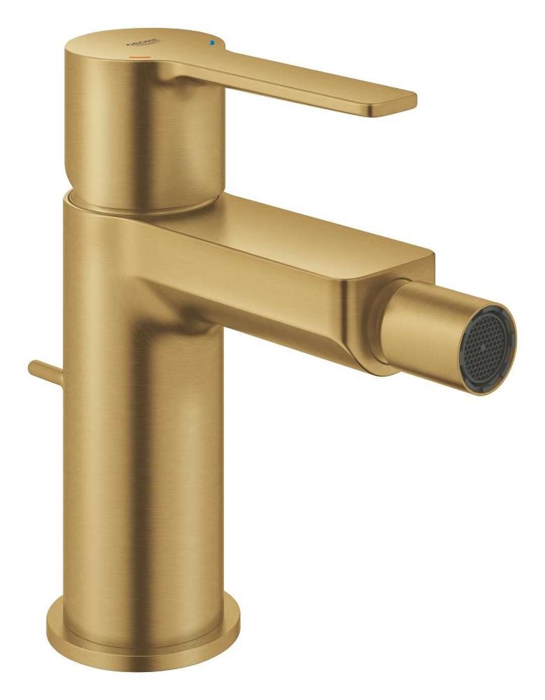 Grohe Lineare New - Bidetarmatur Mit Ablaufgarnitur, Cool Sunrise Gebürstet 33848gn1