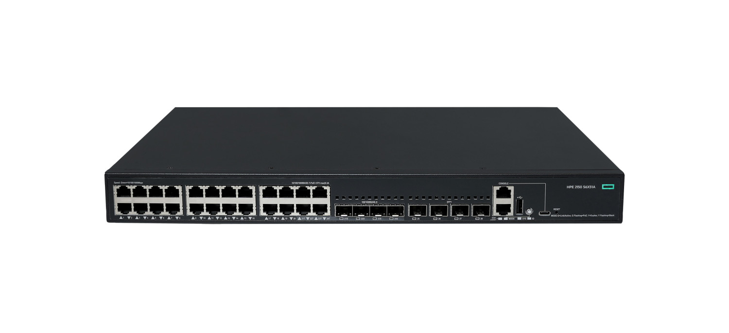 Hpe Networking Cw 2150 24p 10m/100m/1g Poe+ 4p Sfp 1g Combo 4p Sfp+ 1g/10g 405w Switch