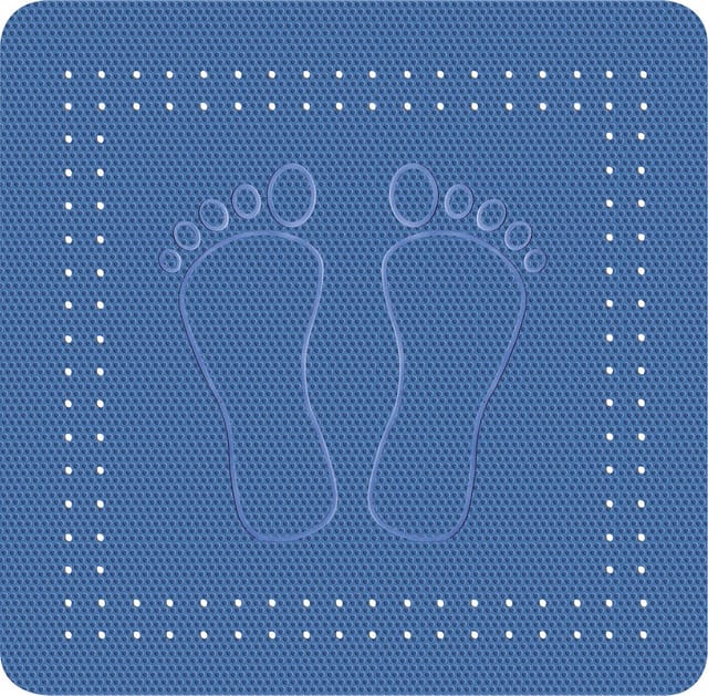 Kleine Wolke Badaccessoire-Set Duscheinlage "Foot", Uni