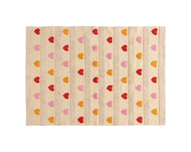 Atmosphera Créateur d'intérieur Kinderteppich Kinderteppich AMOUR, 100% Baumwolle, 120 x 170 cm, Höhe: 10 mm