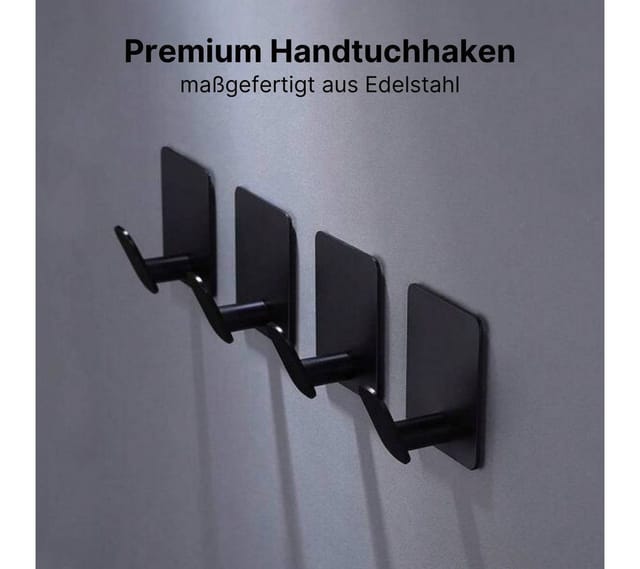 LIVINA HOME Handtuchhaken Haken selbstklebend Bad und Küche, Handtuchhalter, Badezimmer, Bad, Küche, Tür, Kleiderschrank, Wand, Dusche, (1-St), Kleiderhaken ohne Bohren