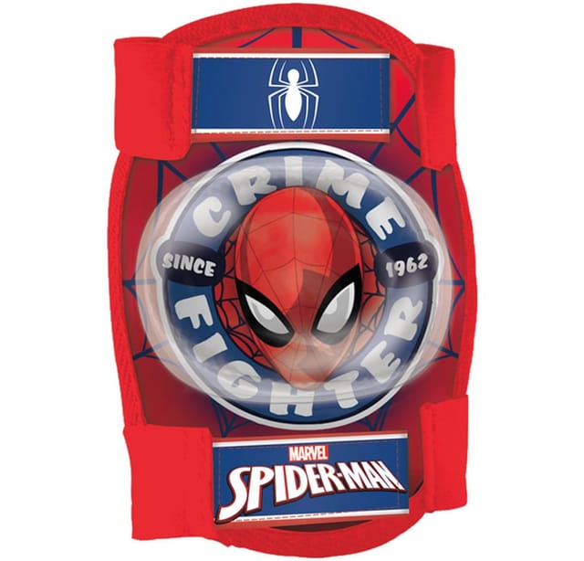 Spiderman Kinder-Schutzausrüstung 4-tlg Spider-Man Kinder-Schützer Knie & Ellbogen Schutz-Set