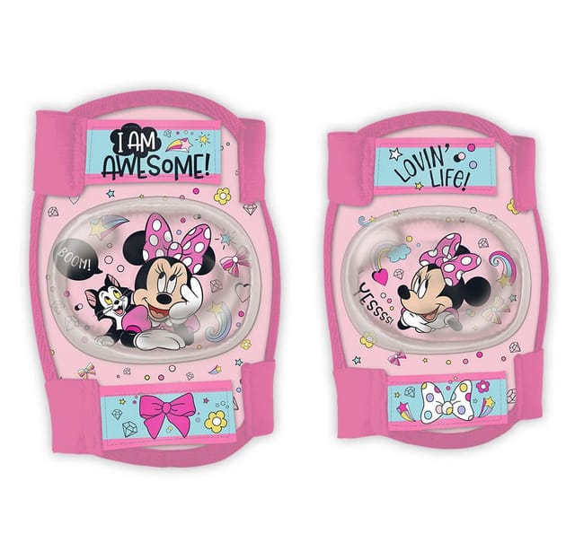 Disney Kinder-Schutzausrüstung 4-tlg Disney Minnie Mouse Kinder-Schützer Knie & Ellbogen