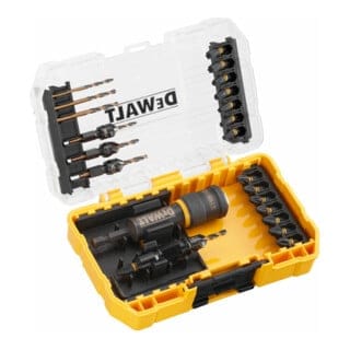 Stanley by Black & Decker Bit-Set DeWalt Schnellwechsel-Set 24 tlg. Bohrer und Bits