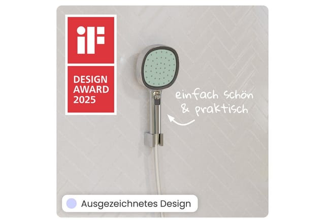instmaier Handbrause Cleo, wassersparende Nebelfunktion, selbstreinigend