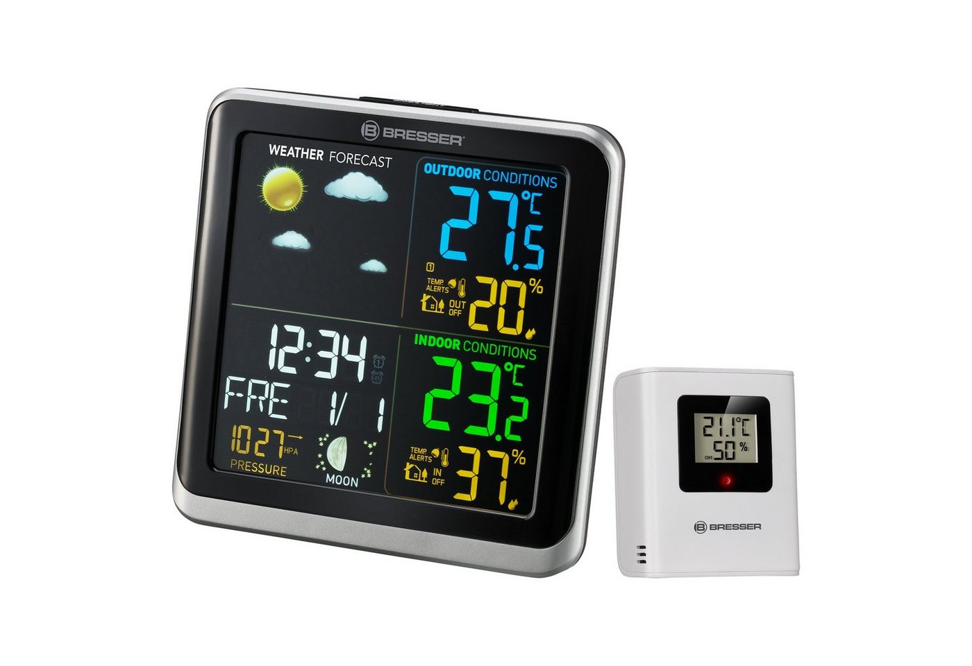 BRESSER BRESSER ClimaTemp TB Wetterstation mit LCD-Farbdisplay Wetterstation Bild 2