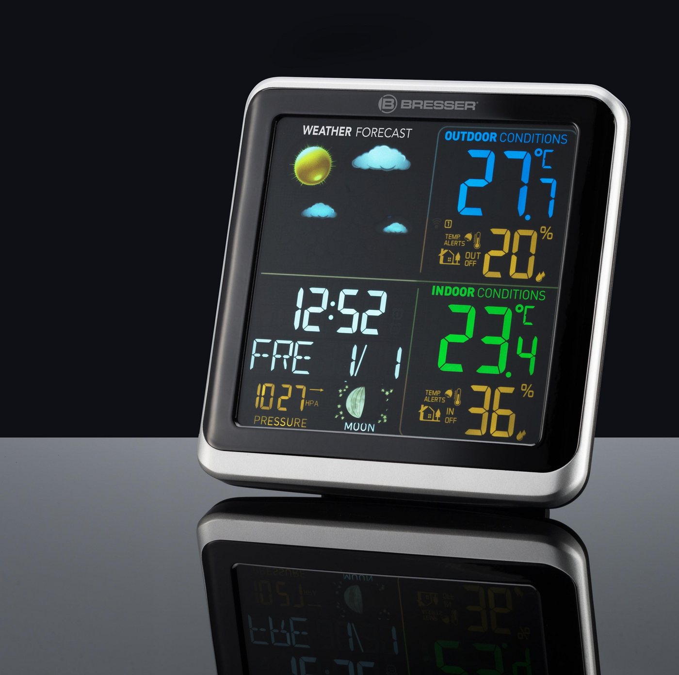 BRESSER BRESSER ClimaTemp TB Wetterstation mit LCD-Farbdisplay Wetterstation Bild 4