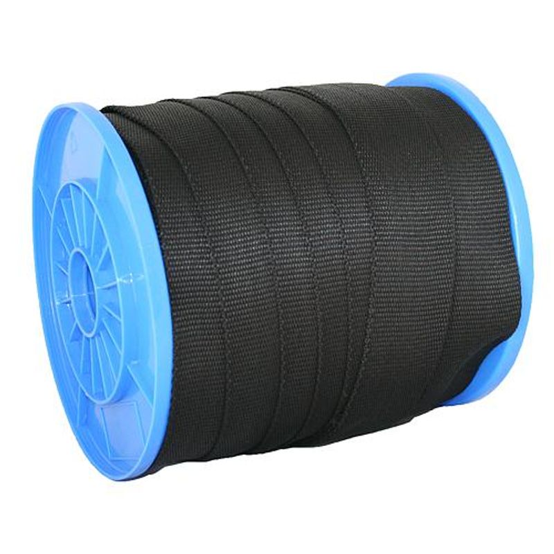 Spanngurt Strend Pro Wr50, 30 Mm, Schwarz, Rolle 60 M, Pp, Max. 230 Kg