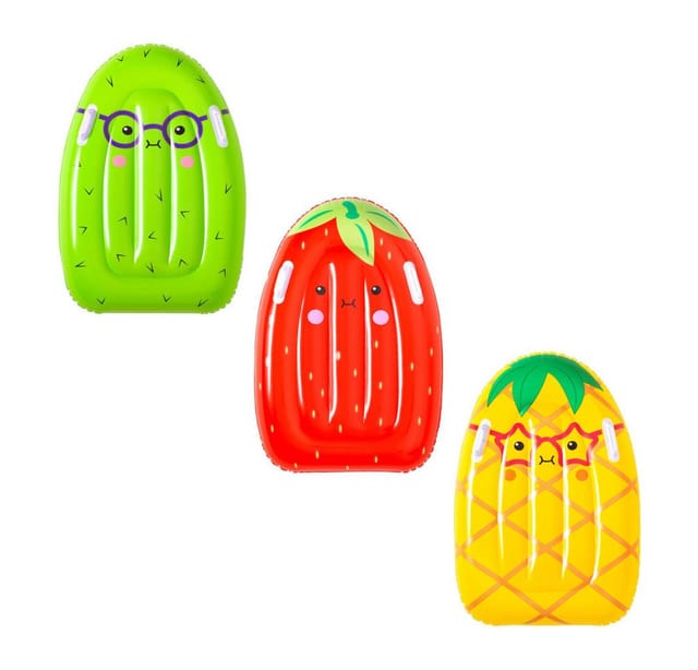 Bestway Luftmatratze Wellenreiter Freche Früchtchen, für Kinder, 84 x 56 cm, Fruchtform