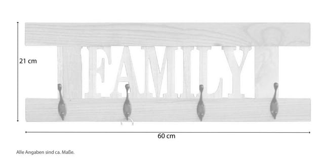 moebel-direkt-online Wandgarderobe Family