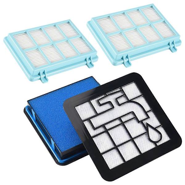 2er-pack Filter Für Philips Powerpro Compact Fc9331 Fc9332 Fc8010 Staubsauger