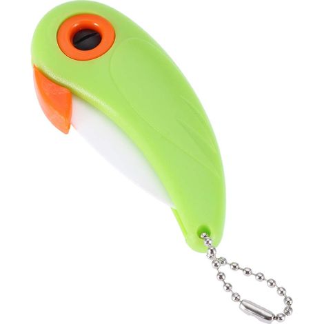 Mini Bird Keramik-schälmesser Für Küche, Obst Und Gemüse, Keramik-klappgriff, Taschenmesser, Campingmesser, Schneidewerkzeug, 4 Farben (grün).