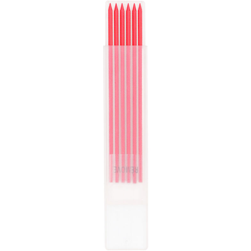 Hyuduo Professional 2,8 Mm Hb Schreinerkreide-nachfüllpackung Für Holzbearbeitung, 6 Stück Feine Spitzen In Aufbewahrungsbox (rot)
