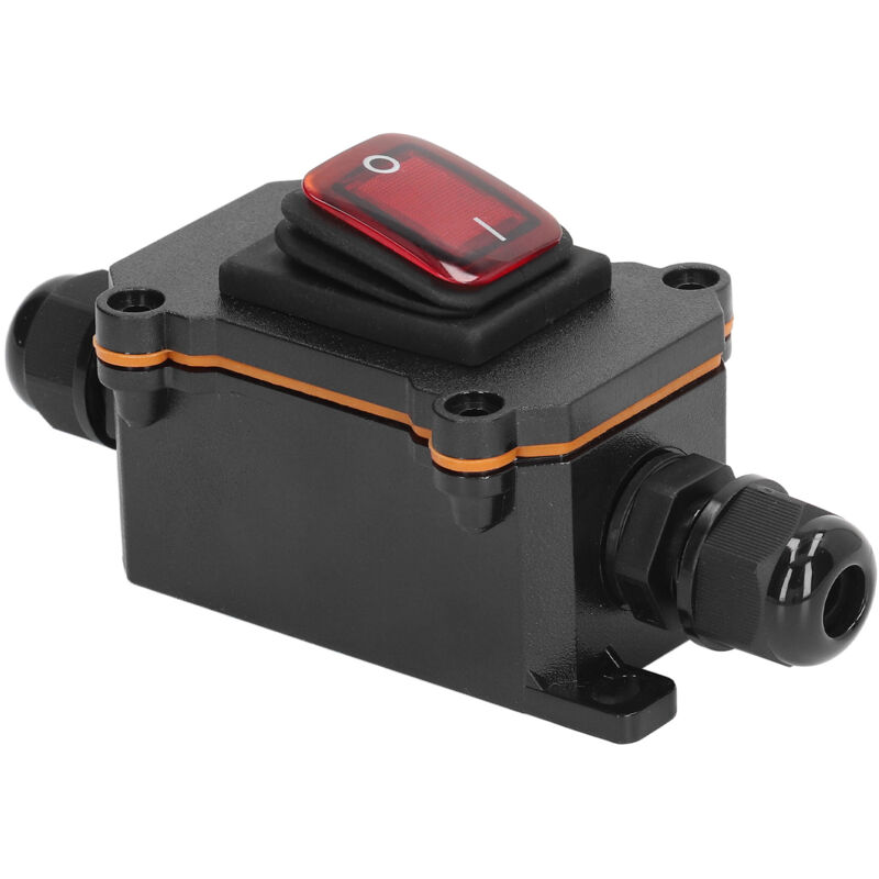 4-poliger, 2-positionen-schalter Mit Kipptaste, Ip65 Wasserdicht, Ein/aus, Außenkippschalter, Rot (außenkippschalter)