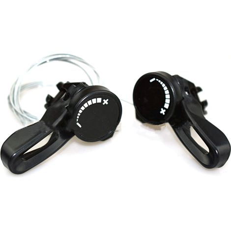 Fahrrad-daumenschalthebel-set, 1 Paar 28,6 Mm 15/18/21 Reibungs-daumenschalthebel, Mountainbike-zubehörset