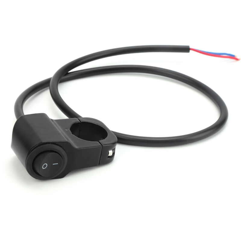 Motorrad-lenkerschalter, 7/8-zoll-lenkerschalter Mit Nebelscheinwerfer-ein/aus-funktion, Wasserdichter Knopf Für 12-v-elektrofahrräder, Motorräder Und Atvs