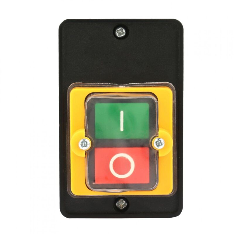 Wasserdichter Drucktaster Ac 220 V/380 V 10 A, Motorstarttaster, Motorstopptaster, Ein-/ausschalter Mit Wasserdichtem Gehäuse