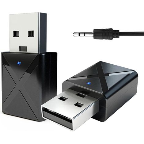 Usb-bluetooth-adapter-schlüssel Für Pc-sender, Bt5.0-dongle Für Fernseher, 3,5-mm-klinkenanschluss Für Auto-/audiosystem
