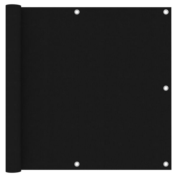 Vidaxl Balkon-sichtschutz Schwarz 90 X 600 Cm Oxford-gewebe