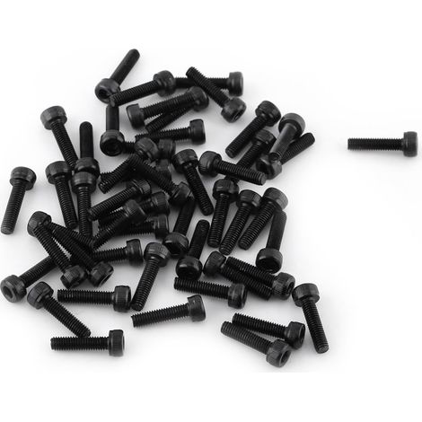 M3 Sortimentssatz Schrauben Bolzen Zylinderkopf Innensechskant Aus Legiertem Stahl M3 X 4-50mm (m312mm, Vollgewinde-50 Stück).