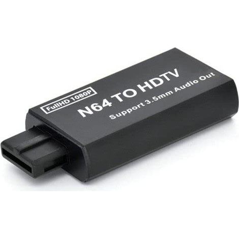 N64/snes/ngc-kompatibler Hdmi-konverteradapter Mit 3,5-mm-ausgang.