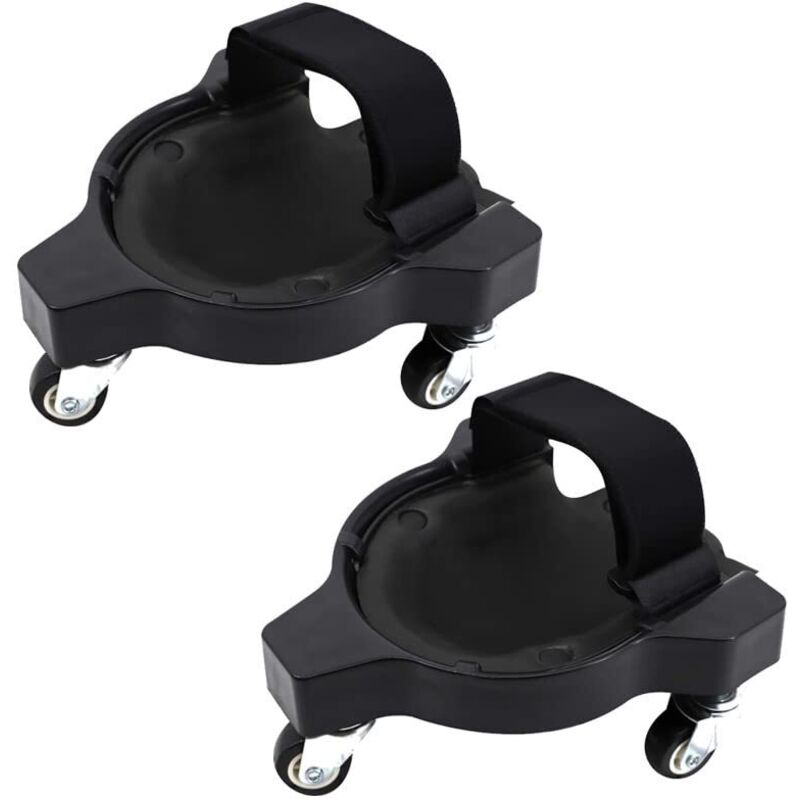 Rollende Knieschoner Für Baustellen, Multifunktionale Gleit-knieschoner, Knieschoner Für Lackier-/reparaturarbeiten Und Fahrzeugwartung (schwarz)