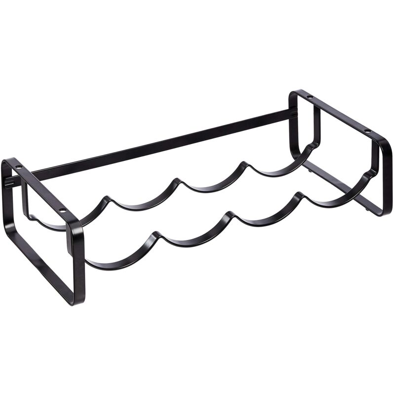 Stapelbares Weinregal Für Den Tisch, Schwarz, 9,5 Cm (t) X 40 Cm (b) X 20 Cm (h)