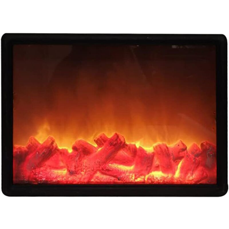 Rechteckige Led-kaminleuchte Mit Holzscheit-effekt – Usb-betrieben – Flammenlos – Batteriebetrieben – Für Die Innen- Und Weihnachtsdekoration