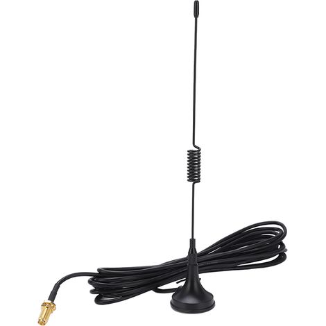 Hochleistungs-autoantenne Mit Sma- Und Fem-anschluss, Magnetischer Befestigung, 20 Cm, Uhf 400–480 Mhz, Für Tk 240, Tk 250 Und Andere Modelle Mit Hoher Verstärkung. Sma-antennenbasis.