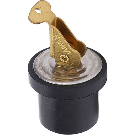 Zjchao 19mm Messing-kompressions-ablassschraube, Marine-hardware Mit Gummidichtung Für Boots- Und Yacht-fischkasten-heckspiegel (7/8 Zoll (2974b2))